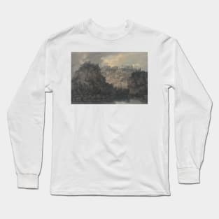 On the Lake of Nemi by John Robert Cozens Long Sleeve T-Shirt